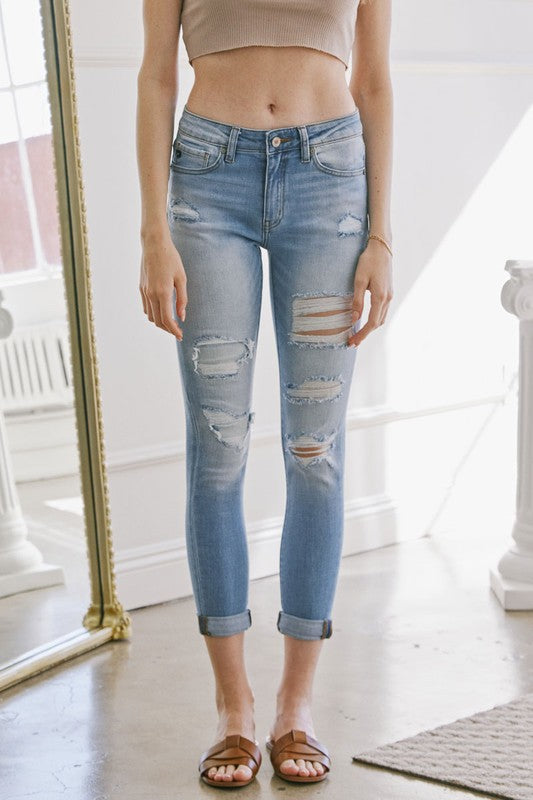 Madrid Mid Rise Skinny Jean