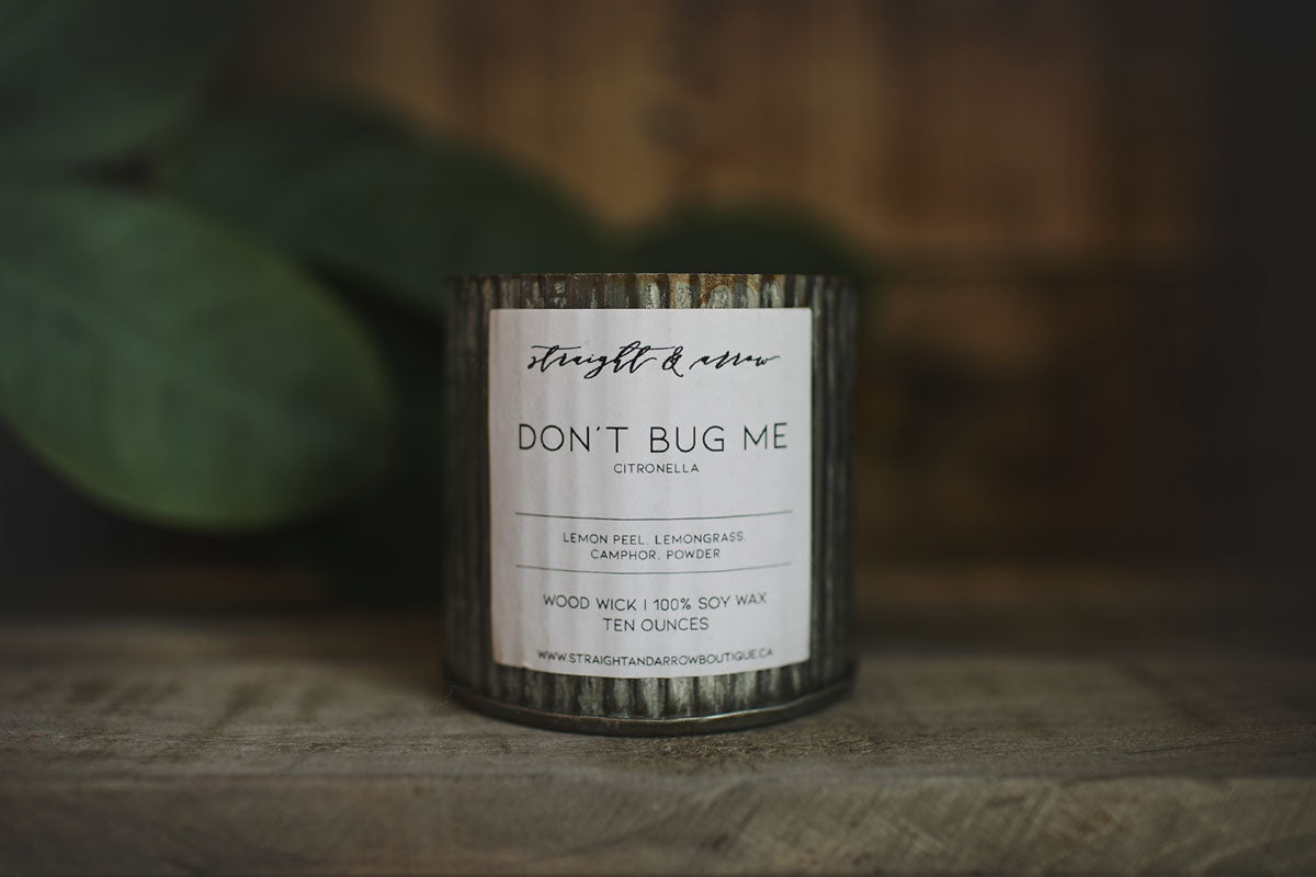 Don't Bug Me Wood Wick Candle